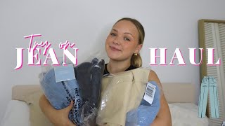 JEAN HAUL  FINDING THE PERFECT PAIR OF JEANS BERSHKA STRADIVARIUS COLLUSION [upl. by Siegfried]