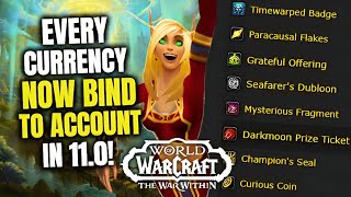 Every Currency Becoming Transferrable In The War Within amp Why Its Good WoW TWW  110 [upl. by Haridan]