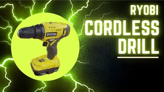 Ryobi Cordless Drill Great Value [upl. by Ainerol650]