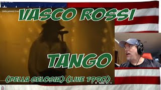 Vasco Rossi  Tango della gelosia Live 1990  REACTION  A blast from the past [upl. by Sipple]