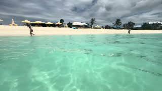 Crystal Blue Caribbean Waters of Shoal Bay East Anguilla [upl. by Tnomad]