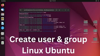 How to create user amp group in linux 2022  Ubuntu [upl. by Atilol]