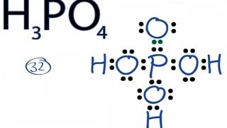 H3PO4 Lewis Structure How to Draw the Lewis Structure for H3PO4 [upl. by Lessig]