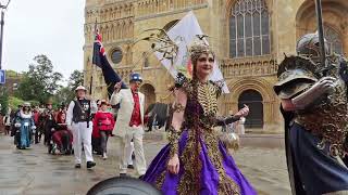 Monday Parade Part 1 at the Asylum Steampunk Festival 2022 [upl. by Lered]