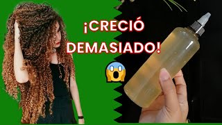 CÓMO HACER CRECER EL CABELLO RAPIDO  RETO CRECIMIENTO CON GEL DE LINAZA RESULTADOS😱 [upl. by Bret418]