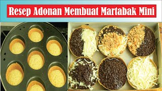 Resep Cara Membuat Martabak Manis Mini [upl. by Attesor]