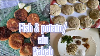 Fish and potato 🥔Kababfish amp Alo ke Kababsajial 3 star Germeny [upl. by Hutchinson983]