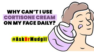 WHY CAN’T I USE CORTISONE CREAM ON MY FACE DAILY [upl. by Aik692]