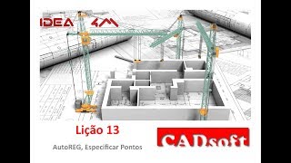 4M IDEA v19 Arquitectura Português  Lição 1349  AutoREG Especificar Pontos [upl. by Cirdla]