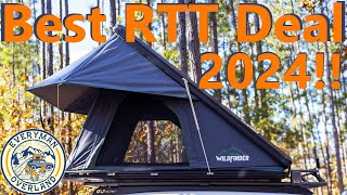 Best roof top tent deal 2024 Wildfinder This is the one [upl. by Enutrof]