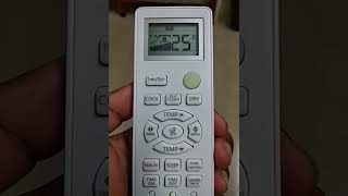 How to use latest HAIER AC remote All function in detail in HINDI [upl. by Annayak943]