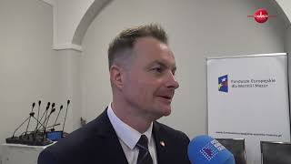 Marszałek Marcin Kuchciński o unijnym dofinansowaniu strategicznych inwestycji Olsztyna [upl. by Thorpe]