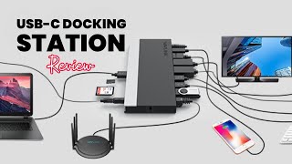 WAVLINK USB C Docking Station Review 13in1 Triple Display Adapter for MacBook amp Dell XPS [upl. by Ecirtahs77]