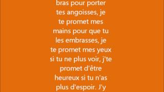 Johnny Hallyday je te promet lyrics [upl. by Honan]