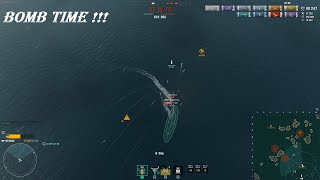 World of Warships Kaga in Ranked Battles [upl. by Zeculon]