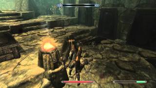 SKYRIM How To Clear Dustmans Crypt Commentary  Tutorial [upl. by Neitsirk]