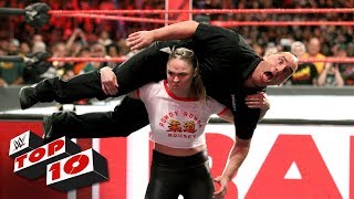 Top 10 Raw moments WWE Top 10 October 15 2018 [upl. by Nored]