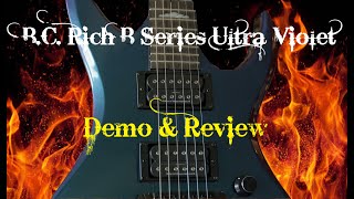 BC Rich Legacy B Series Bich Ultra Violet Review [upl. by Akihdar796]