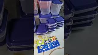 20pcs set tupper ware youtube tupperware [upl. by Yerag]