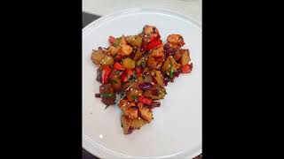 Chicken amp Sweet Potatotendies food cooking viralvideo cookingvideo [upl. by Nylatsyrc]