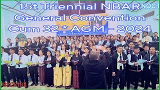 HYMNAL GROUP SONG  DURING 15t Triennial NBAR General Convention Cum 32  AGM  2024 [upl. by Etireugram]