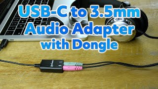 USB C to 35mm Audio Adapter [upl. by Yrahcaz]