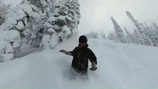 Christmas Day Powder In Steamboat Springs Colorado [upl. by Anahcar]