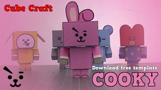 Cooky BT21 Cube Craft [upl. by Luci]