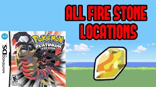 Fire Stone Locations  Pokemon Platinum [upl. by Wieren]