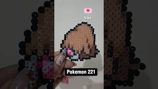 Piloswine Beads perlerbead pixelartist pixelart pokemon piloswine sakupixel [upl. by Ayahsal]