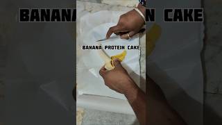 Banana protein cake healthy meal protien shotsyoutube viralvideo viralshorts motivation gym [upl. by Rattan]