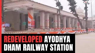 A Look At The Redeveloped Ayodhya Dham Railway Station [upl. by Yenots]