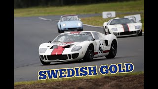 WINNING in A GT40 Anderstorp Race Festival 2024 Racing in Sweden with Michael Kernick [upl. by Nohsyar]