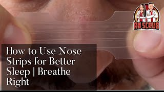 Breathe Right Nose Strips  How to Breathe Better at Night  Deviated Septum  Drug Free [upl. by Atinauq709]