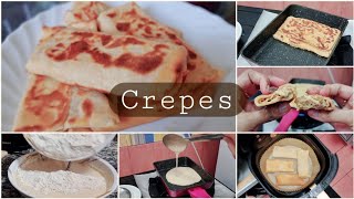 How to make  Crispy  Crepes  Recipe  🥞 [upl. by Faunia]