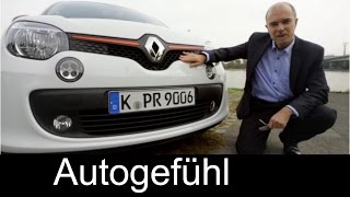 2015 allnew Renault Twingo test drive REVIEW of the smart forfour twin  Autogefühl [upl. by Herwick]