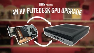 HP EliteDesk 705 G4 Mini PC Discrete Graphics Upgrade [upl. by Amekahs257]