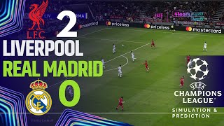 LIVERPOOL 20 REAL MADRID • Highlights • Champions League 2425  SimulationRecreation [upl. by Shari]