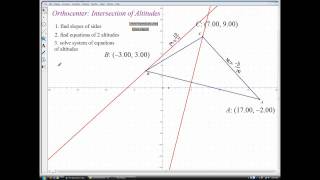 finding the orthocenter part 2 geometry [upl. by Acisset]