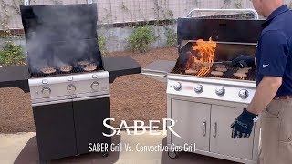 SABER Grill vs Convective Gas Grill  Grill Comparison [upl. by Kenneth]