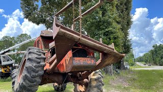 Removing parts off a Timberjack skidder I accidentally hurt Wiley [upl. by Areid]