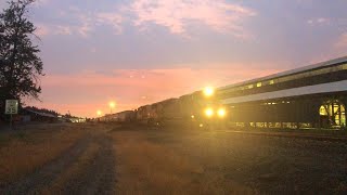 UP 8345 Southbound Manifest at Springfield OR [upl. by Zalea]