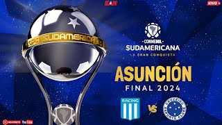 RACING CLUB vs CRUZEIRO  FINAL COPA SUDAMERICANA 2024 [upl. by Alaster]