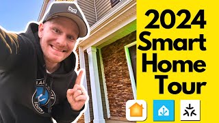 Smart Home Tour 2024 Over 120 HomeKit and Matter devices in my Home Assistant smart home [upl. by Enelyt148]