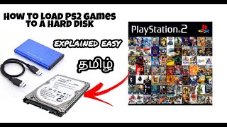 Play games from hard disk  Ps2 easy  explained how to load games to hard disk  Tamil [upl. by Lydnek466]