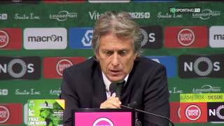 Conferência Jorge Jesus  PósJogo  Sporting CP X FC Porto [upl. by Branden]