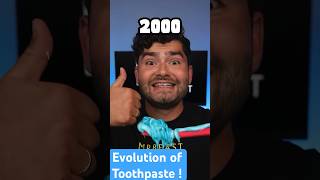 EVOLUTION OF TOOTHPASTE asmr toothbrush shorts [upl. by Tlevesoor290]