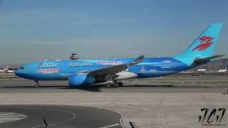 A330 de Capital Airlines rodando en Barajas [upl. by Remos241]