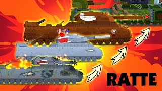 Top 10 Ratte episodes  Cartoons about tanks [upl. by Dorie]