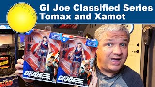 CLOSER LOOK  GI Joe Classified Series Tomax and Xamot [upl. by Datnow]